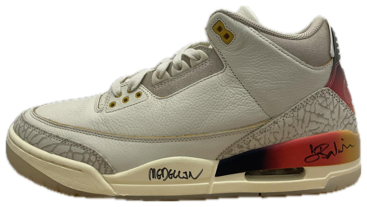 Jordan 3 Retro SP J Balvin Medellín Sunset Signed by J Balvin