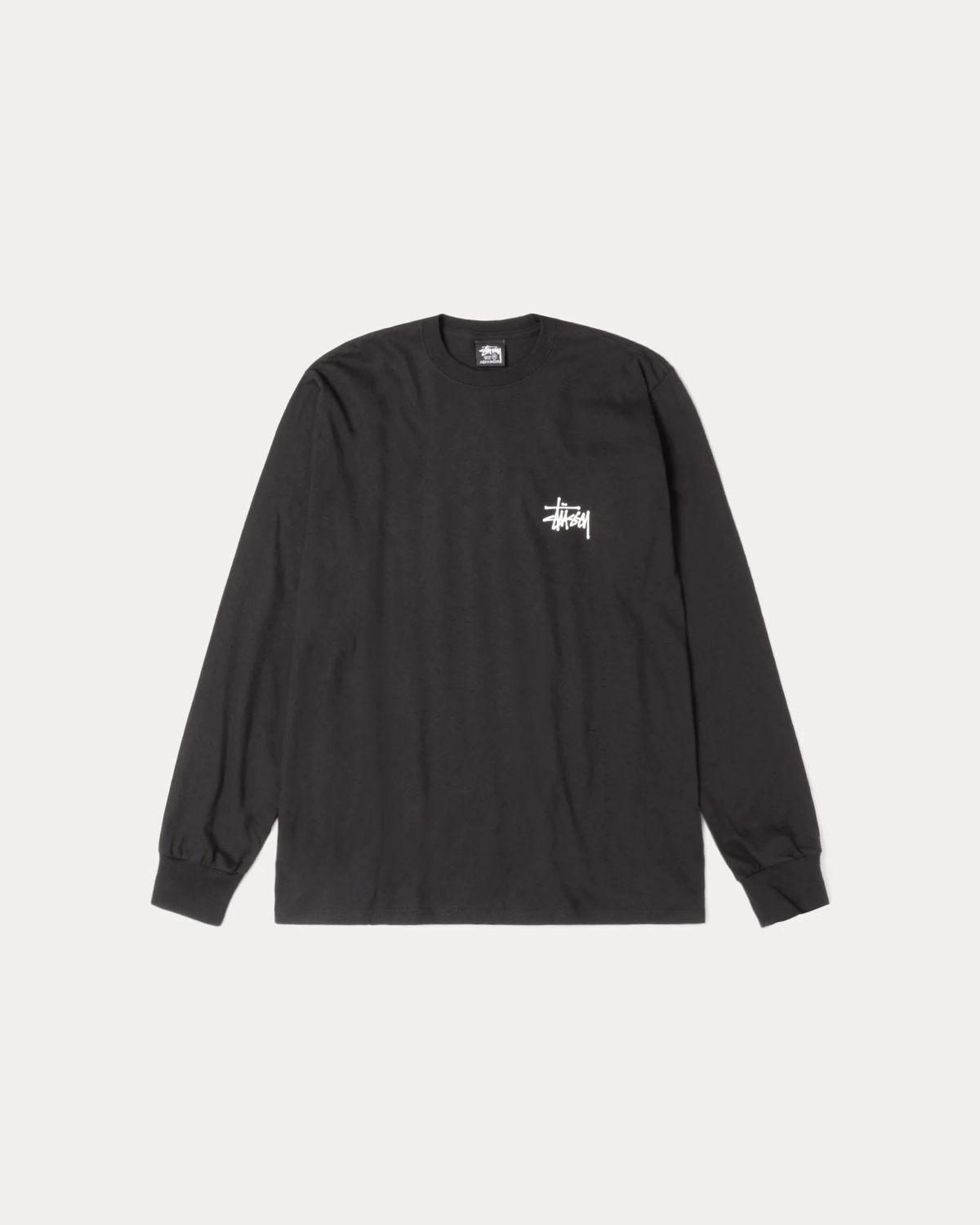 Stussy Basic LS Tee Black