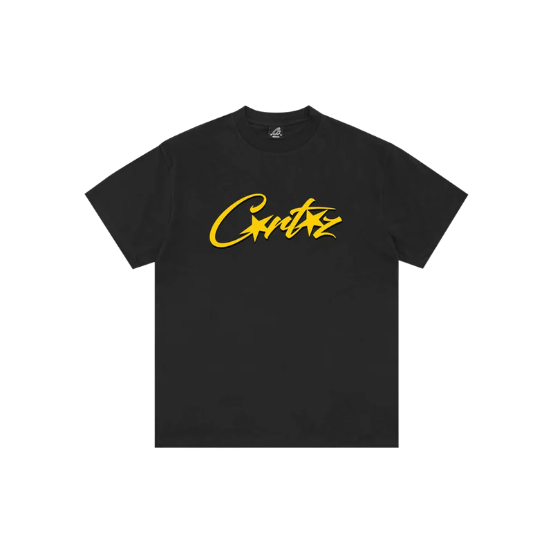 Corteiz OG Allstarz Tee Black Yellow