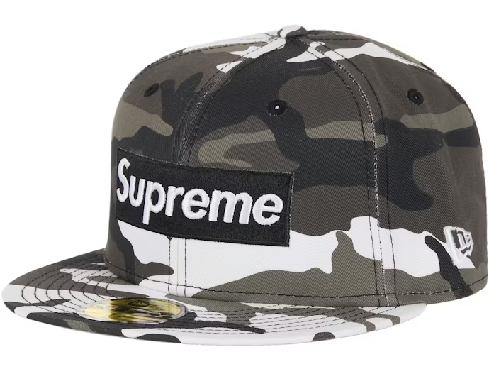 Supreme Shop Box Logo New Era 59Fifty Fitted Hat Snow Camo 7 ¼