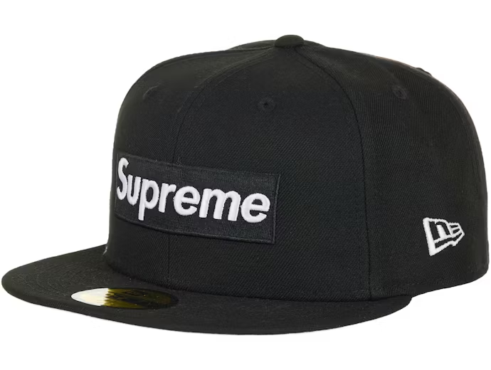 Supreme Shop Box Logo New Era 59Fifty Fitted Hat Black 7 ⅝