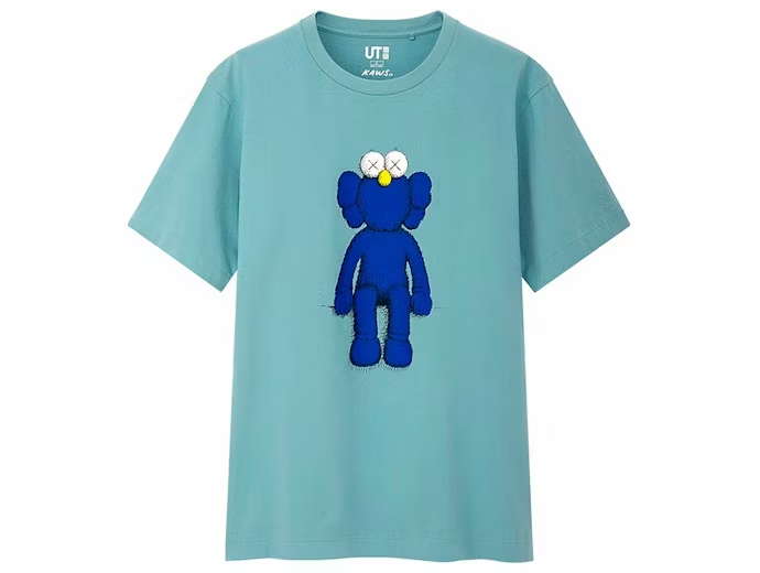 KAWS x Uniqlo Blue BFF Tee Green