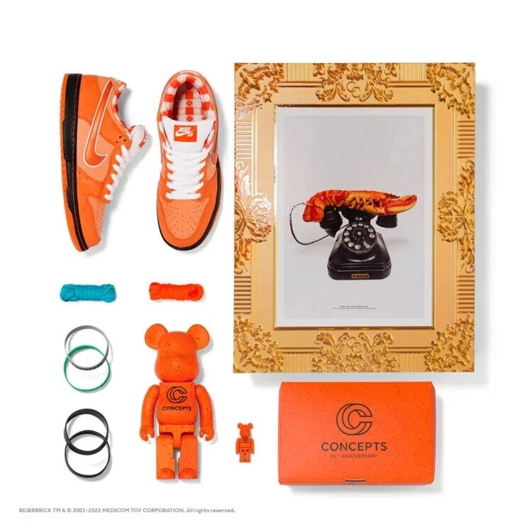 Nike SB Dunk Low Concepts Orange Lobster (Special Box)