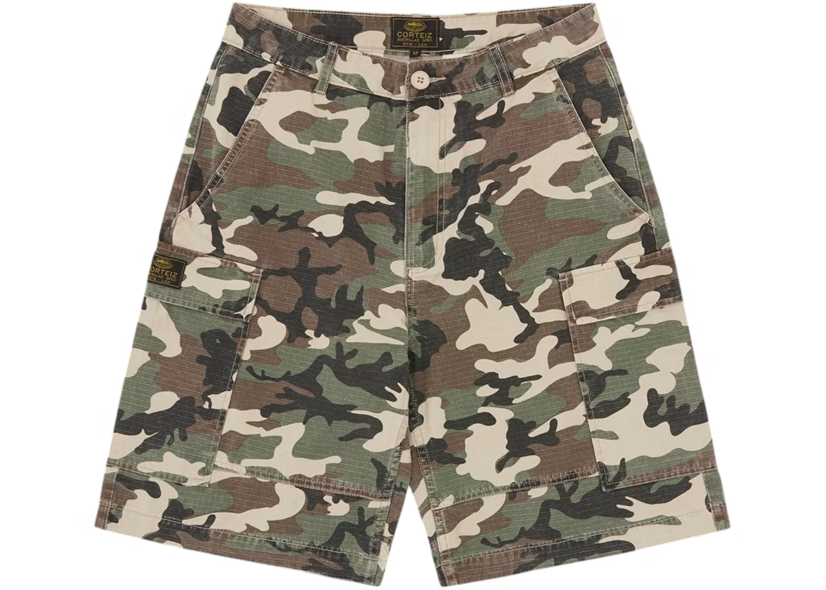 Corteiz Guerillaz Cargo Short Camo