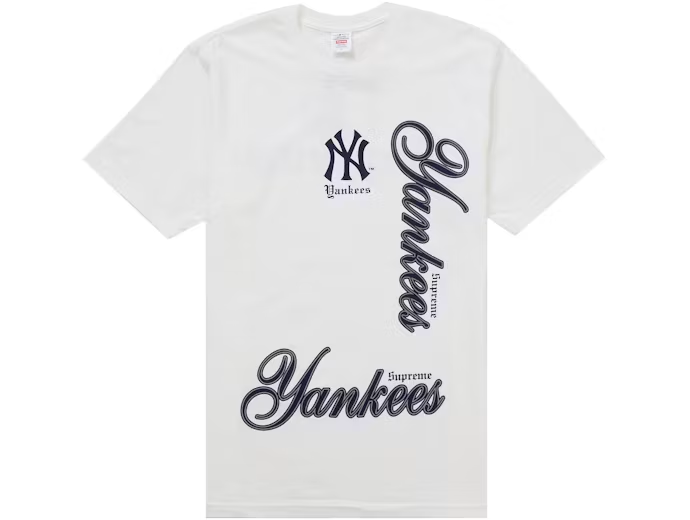 Supreme MLB Teams NY Tee White