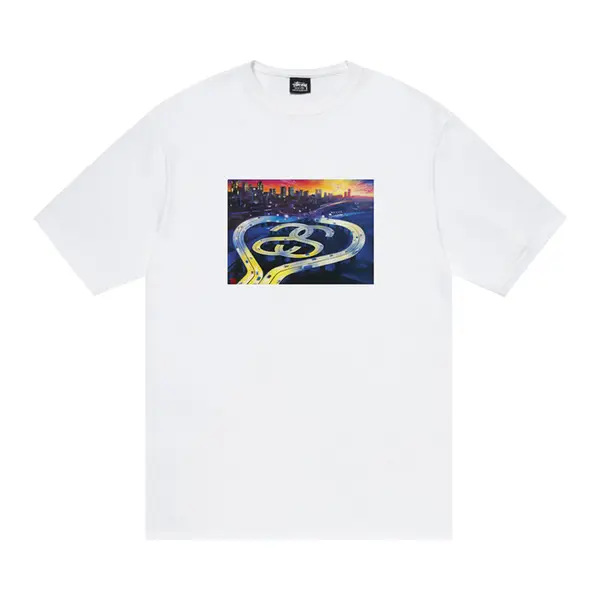 Stussy SS Highway Tee 'White'