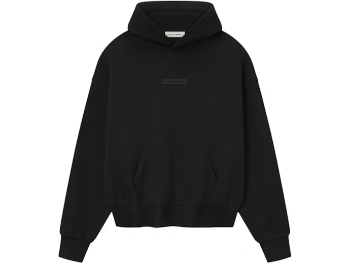 Fear of God Essentials Classic Fleece Hoodie Jet Black