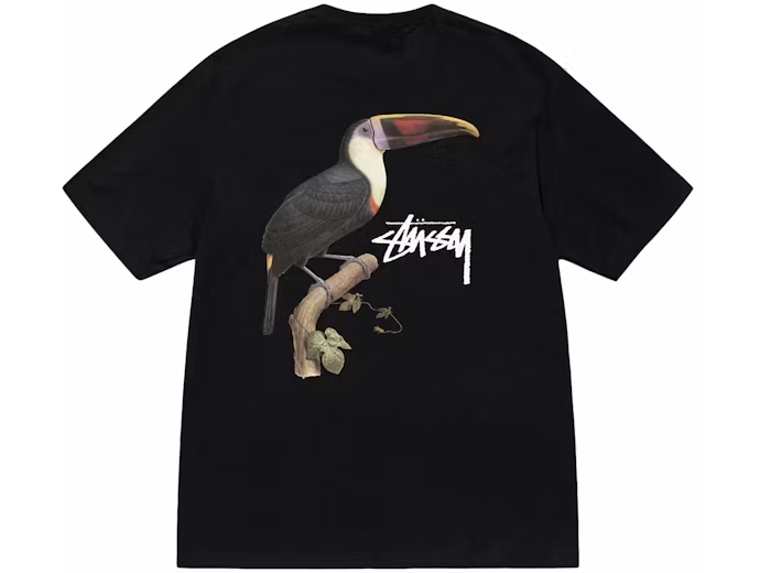 Stussy Toucan Tee Black