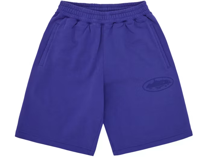 Corteiz Island Knockout Sweatshort Indigo Blue