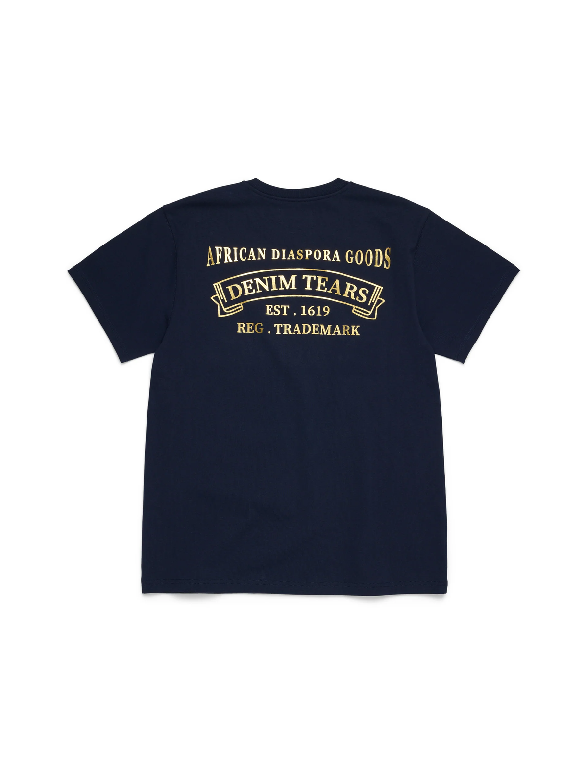 Denim Tears ADG Banner Tee Navy