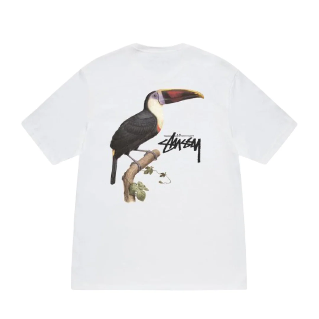 Stussy Toucan Tee White