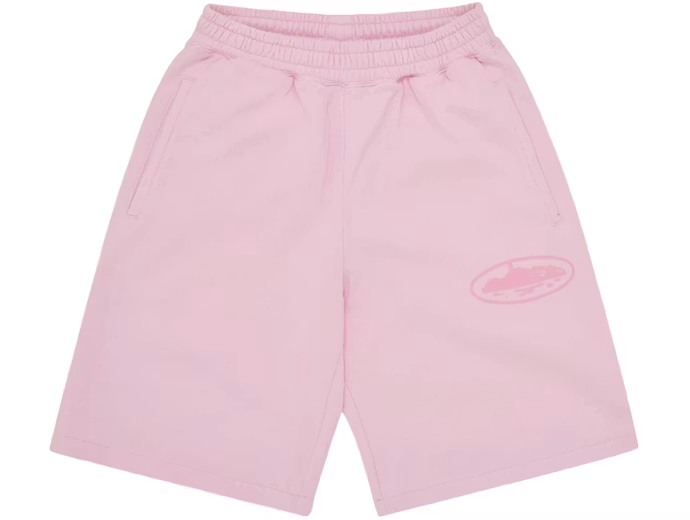 Corteiz Island Knockout Sweatshort Pink