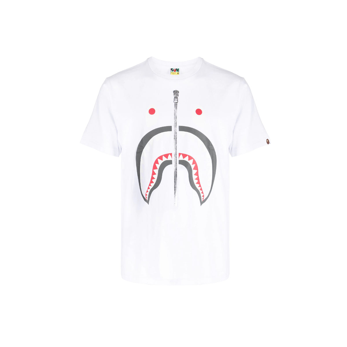 BAPE Shark Tee white / grey