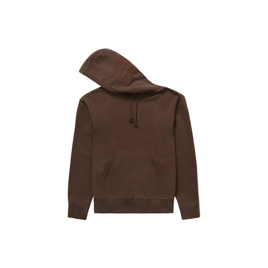 Supreme The North Face Pigment Printed Hooded Sweatshirt Brown
