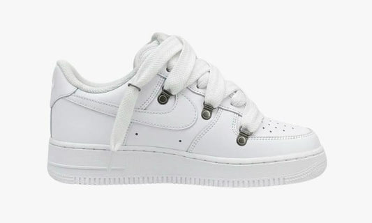 R3STORED Air Force 1 Rope Laces Lanvin White