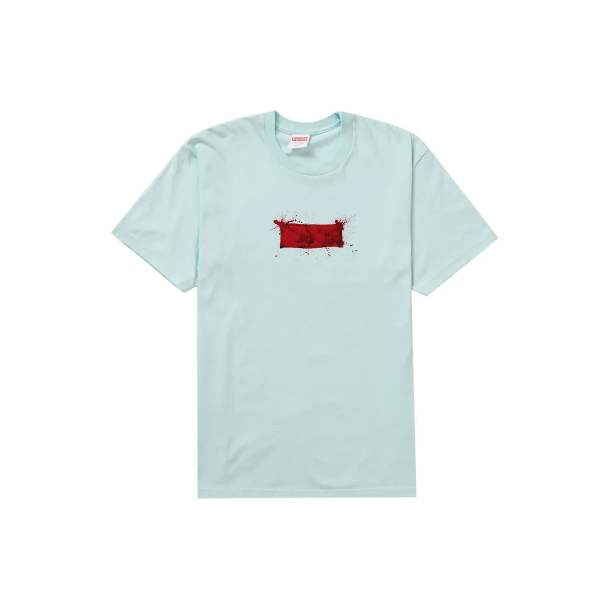 Supreme Ralph Steadman Box Logo Tee Pale Blue