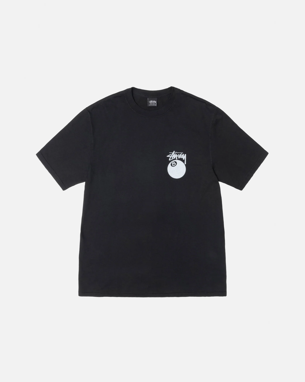 Stussy 8 Ball Pigment Dyed Tee Black