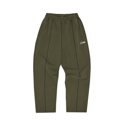 Corteiz HMP Open Hem Sweatpant Olive Black