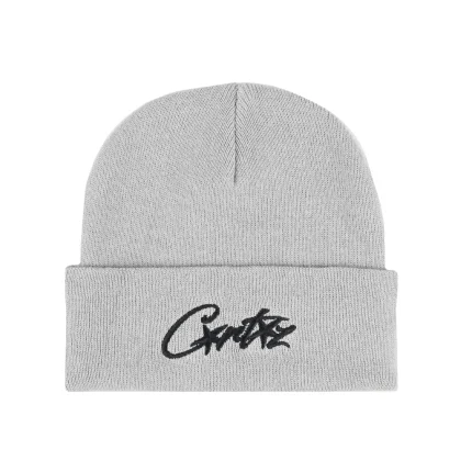 Corteiz Folded Allstarz Beanie Grey