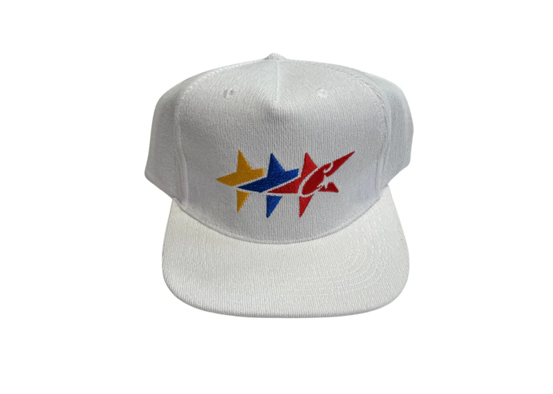 Corteiz C-Star Corduroy Trucker Hat White