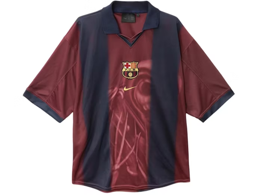 FC Barcelona X Travis Scott Retro 2000/01 Home Skeleton Jersey