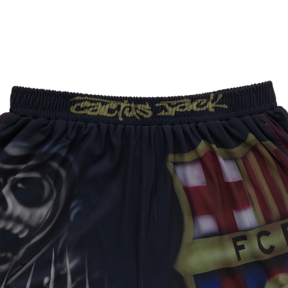 Travis Scott x FC Barcelona Skeleton Home Shorts Multicolor