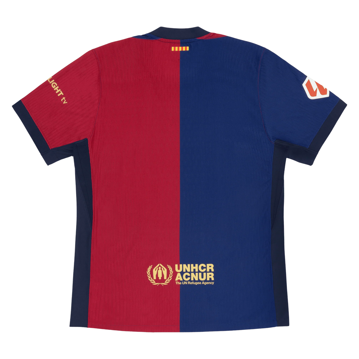 Signed by Jules Koundé 5/1899 FC Barcelona Travis Scott Home 2024/25 Jersey Blau/Grana