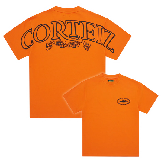 Corteiz Royale Heavyweight Tee Orange