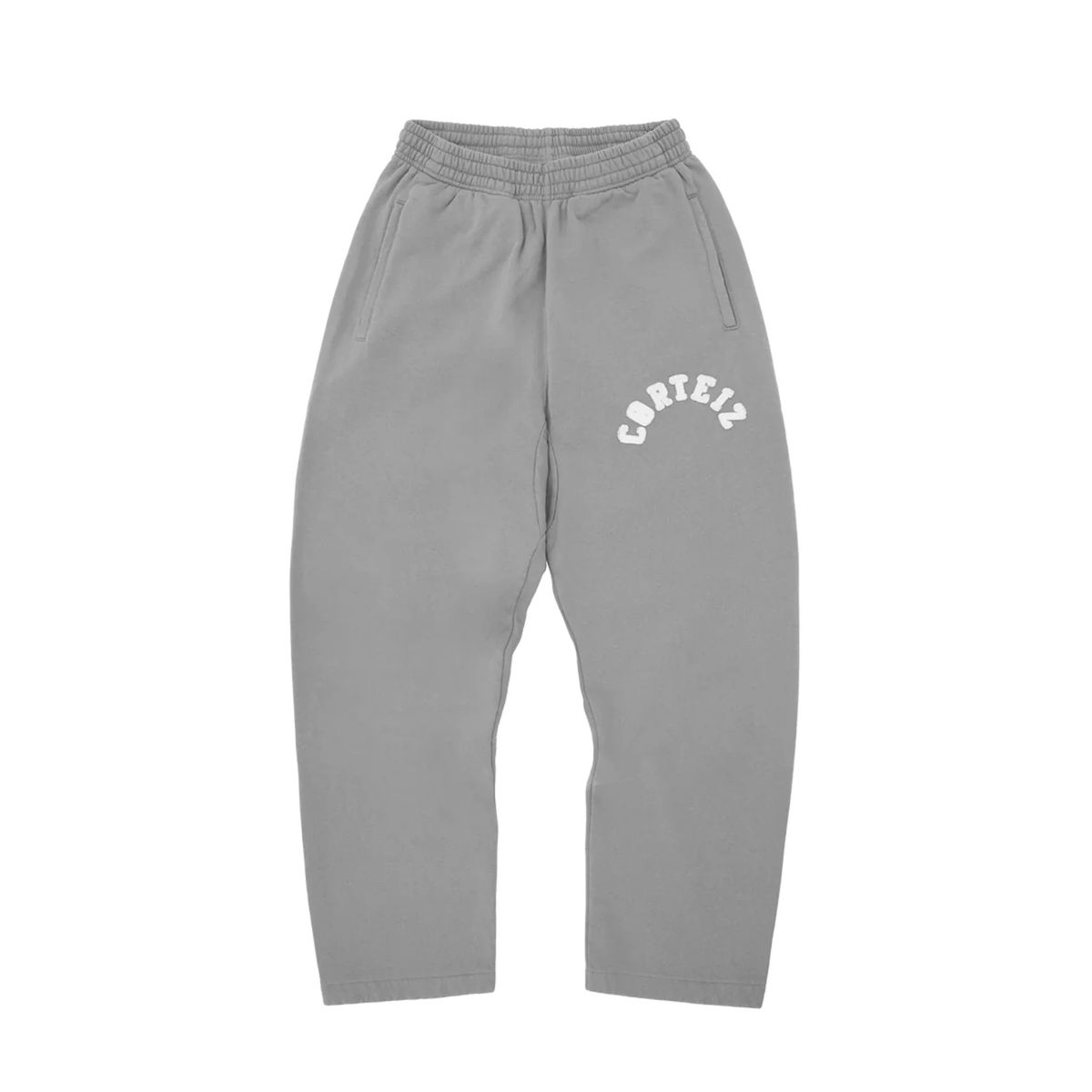 Corteiz Colly Arch Open Hem Pants Pewter Grey