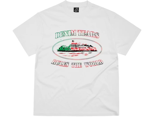 Corteiz x Denim Tears Cortears OG Alcatraz Tee White