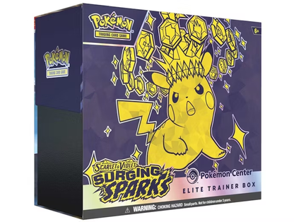 Pokémon TCG Scarlet & Violet Surging Sparks Pokemon Center Elite Trainer Box 🇬🇧