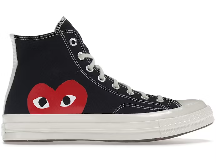 Converse Chuck Taylor All Star 70 Hi Comme des Garcons PLAY Black