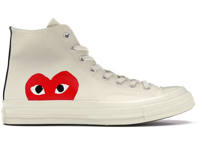Converse Chuck Taylor All Star 70 Hi Comme des Garcons PLAY  White