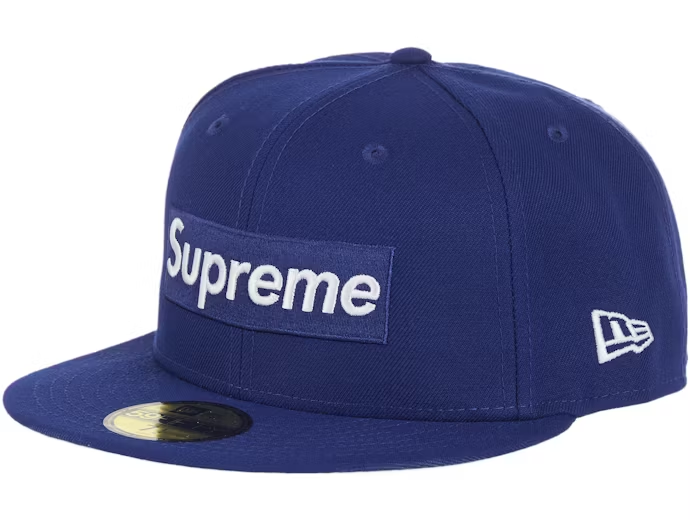 Supreme Shop Box Logo New Era 59Fifty Fitted Hat Royal 7 ¼