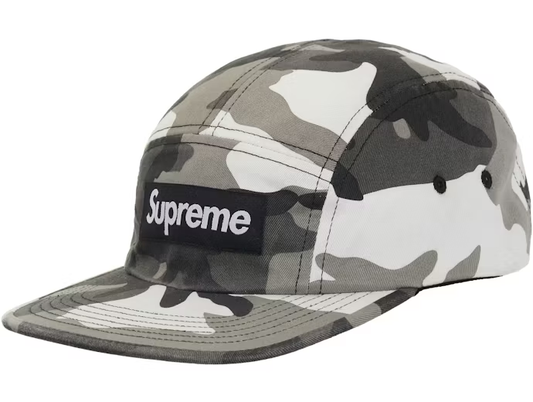 Supreme Washed Chino Twill Camp Cap (SS26) Snow Camo