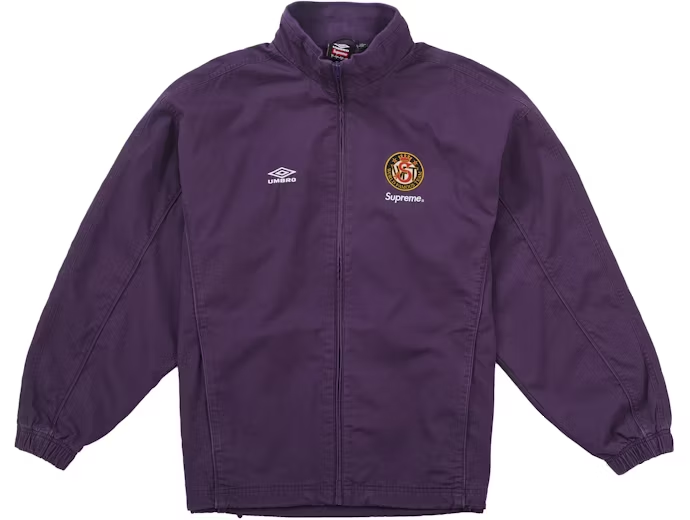 Supreme Umbro Cotton Ripstop Track Jacket (SS26) Plum