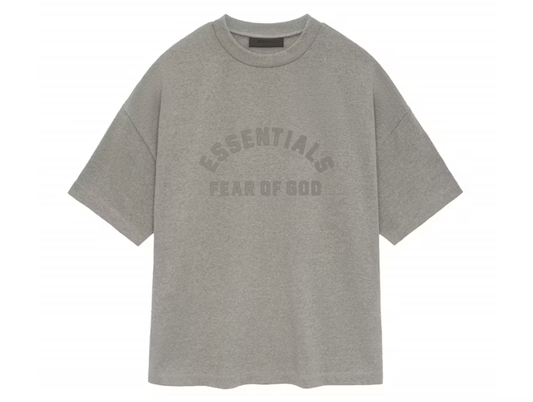Fear of God Essentials Heavy Jersey Crewneck Tee Heather Grey