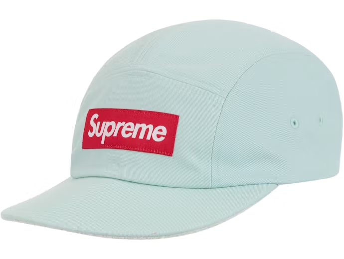 Supreme Reversible Terry Camp Cap Light Blue A