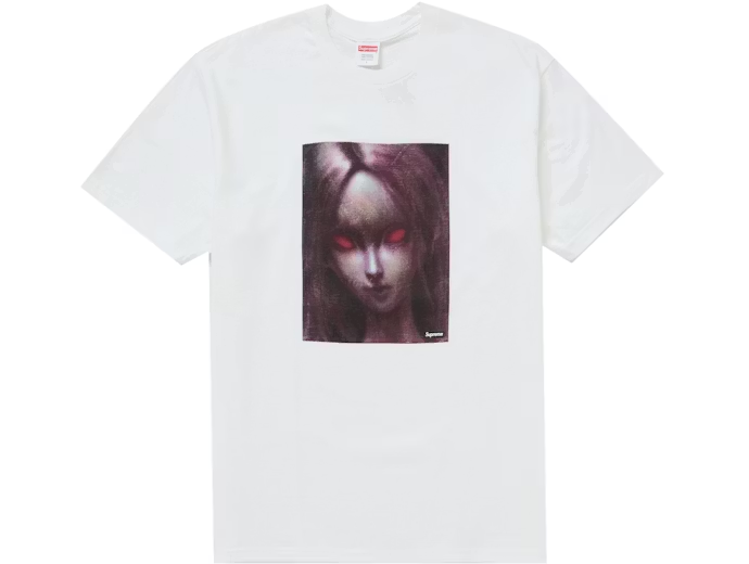 Supreme Red Eyes Tee White