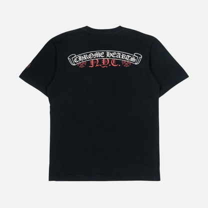 Chrome Hearts NYC Exclusive T-shirt Black/Red Vintage