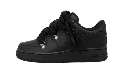 R3STORED Air Force 1 Rope Laces Lanvin Black