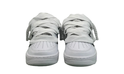 R3STORED Air Force 1 Rope Laces Lanvin White
