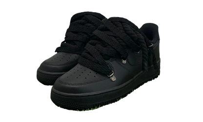 R3STORED Air Force 1 Rope Laces Lanvin Black