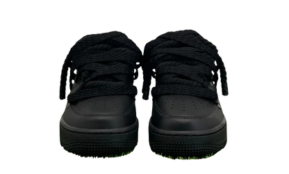 R3STORED Air Force 1 Rope Laces Lanvin Black