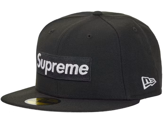 Supreme Rings Box Logo New Era 59Fifty Fitted Hat Black 7 3/4