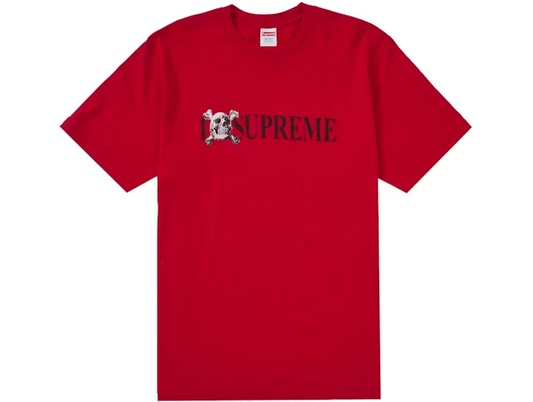 Supreme Skull Tee Red
