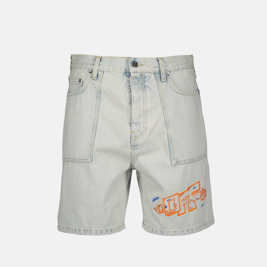 Off-White Utility Shorts Jeans