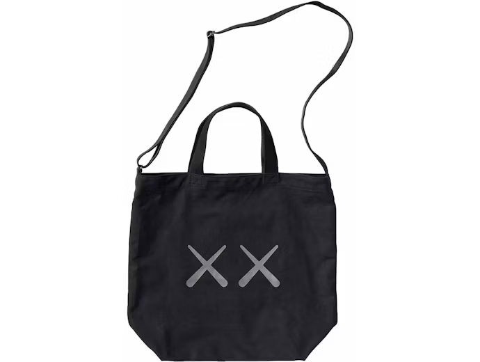KAWS x Uniqlo Warhol 2Way Tote Bag Black