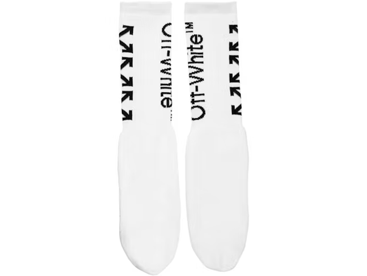 OFF-WHITE Arrow Socks White/Black