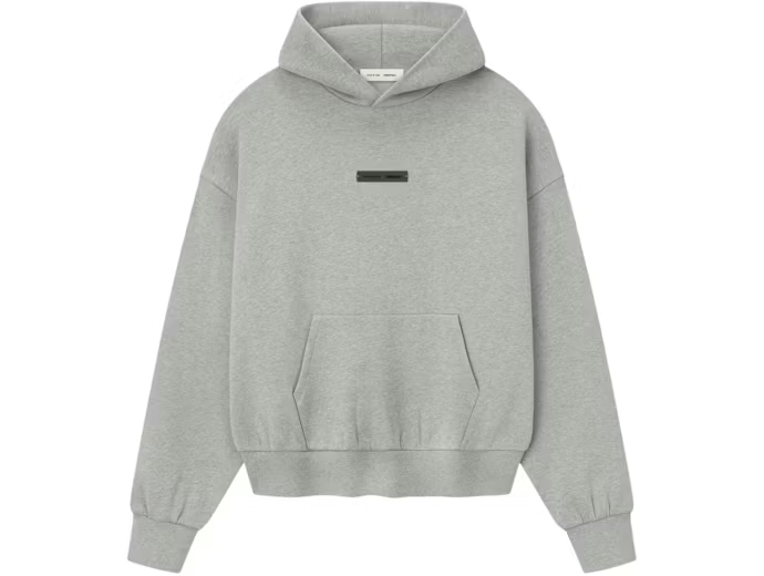 Fear of God Essentials Classic Fleece Hoodie Concrete Heather